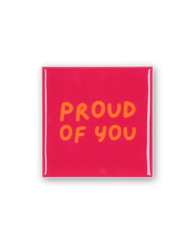 Декоративна плочка 'Proud' розова 10x10 см
