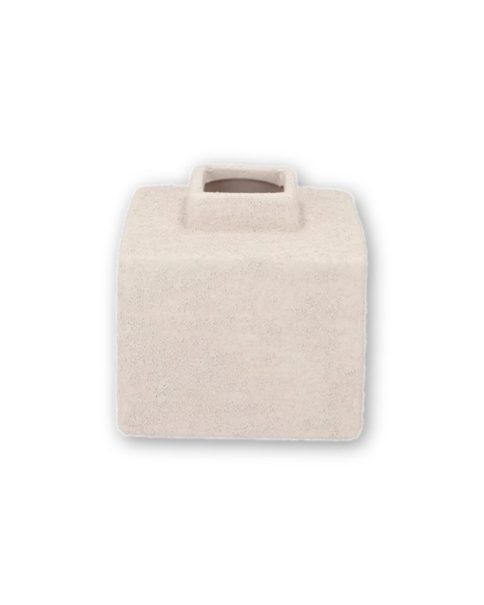 Ваза Lisboa White куб 14x14x14 см