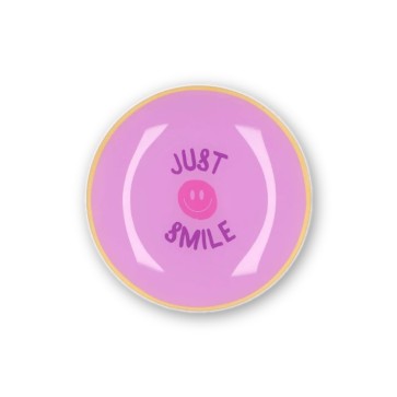 Кръгла чиния 'Just Smile' 18 см
