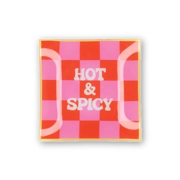 Квадратна чиния 'Hot & Spicy' 18 см