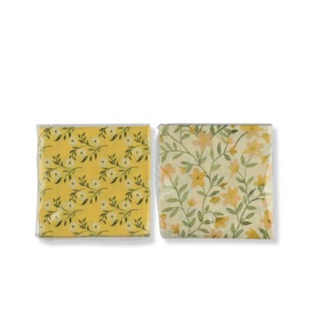 Хартиени салфетки Decoris на цветя, 25×25 см — асорти